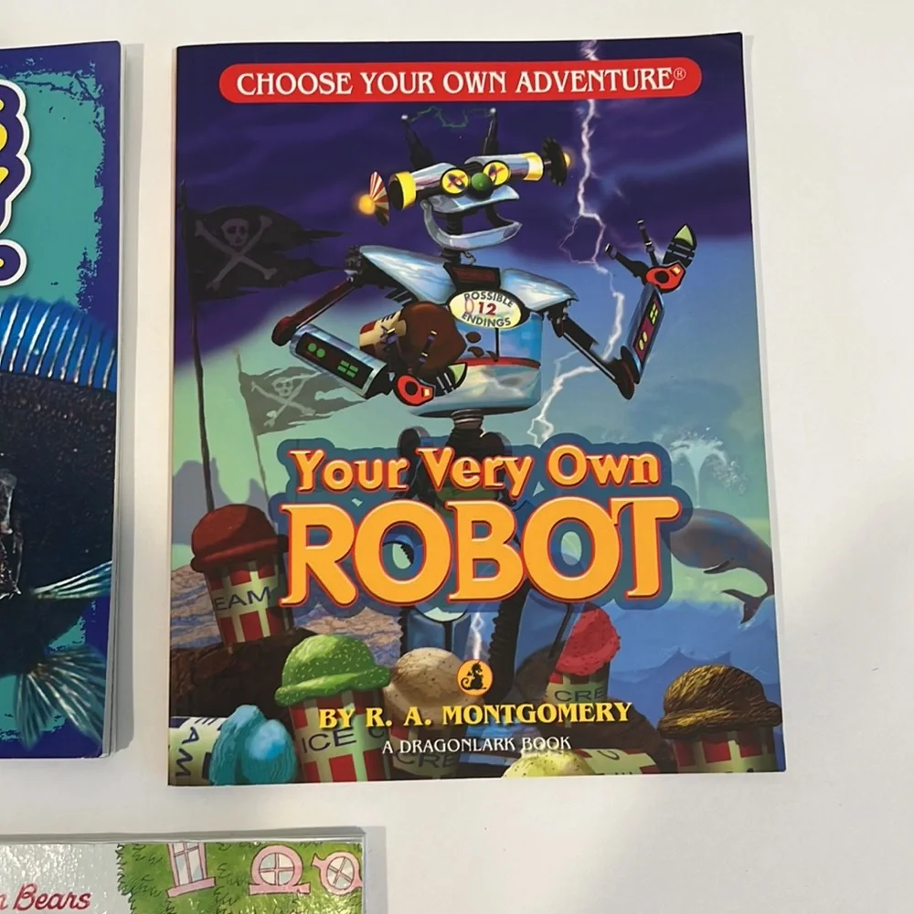 Kids Books: Ocean Monsters, Choose Your Own Adventure Robot, Berenstain Bears